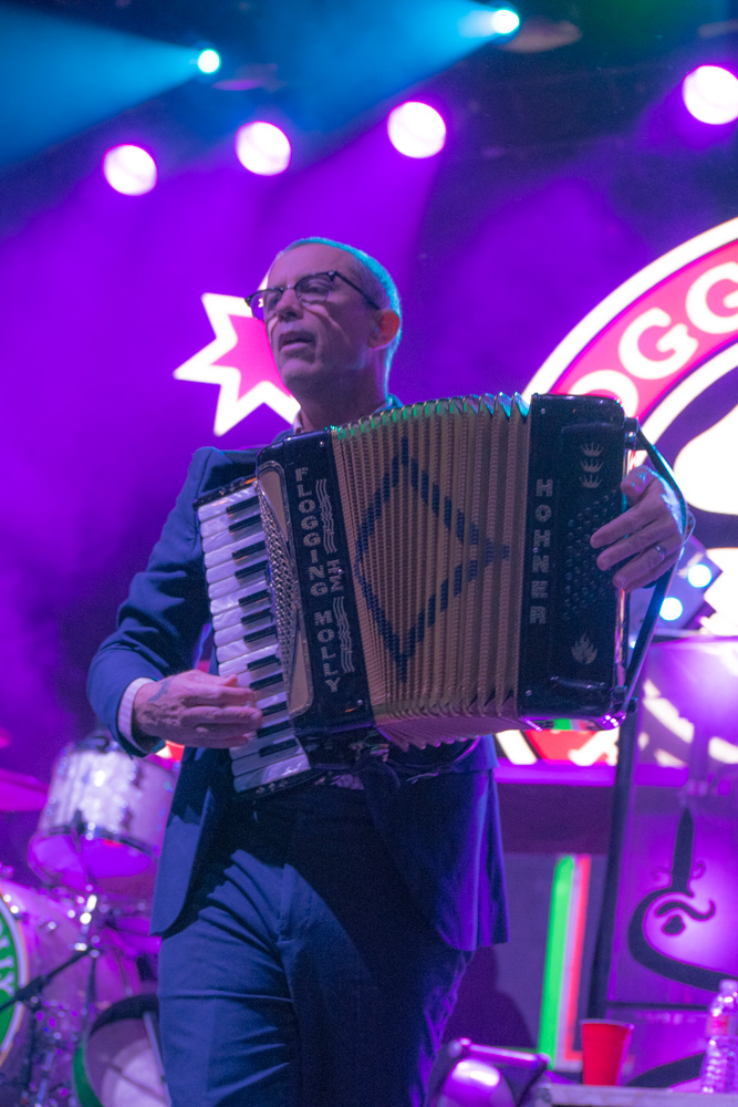 Flogging Molly, Cuthbert Amphitheater, photo by Henry Ward