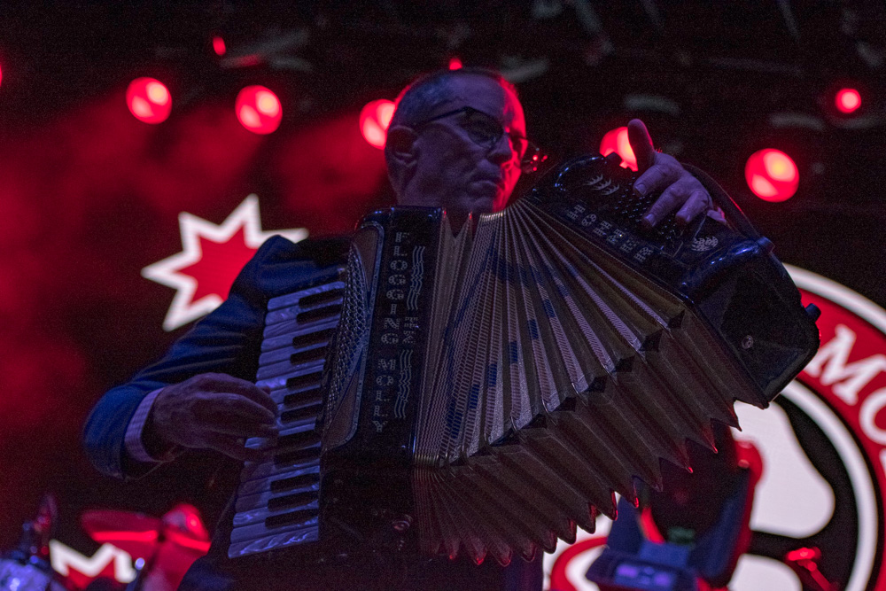 Flogging Molly, Cuthbert Amphitheater, photo by Henry Ward
