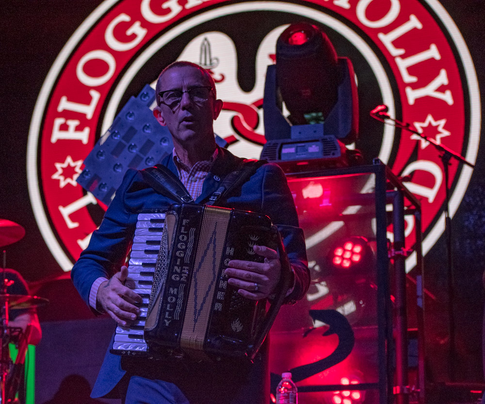 Flogging Molly, Cuthbert Amphitheater, photo by Henry Ward