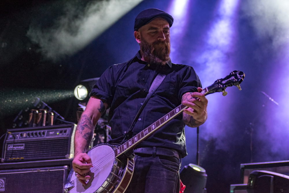 Flogging Molly, Cuthbert Amphitheater, photo by Henry Ward