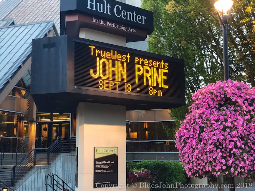 John Prine, Hult Center, photo by John Alcala