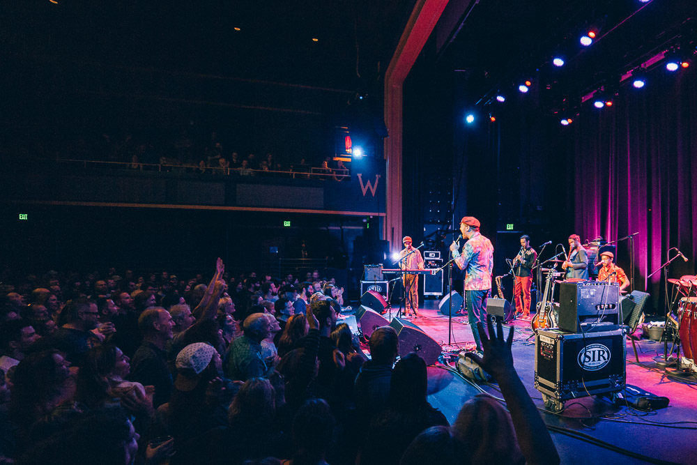 The California Honeydrops, Revolution Hall, photo by Blake Sourisseau