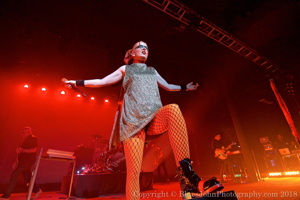Garbage, Roseland Theater, photo by John Alcala