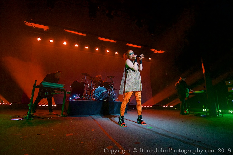 Garbage, Roseland Theater, photo by John Alcala