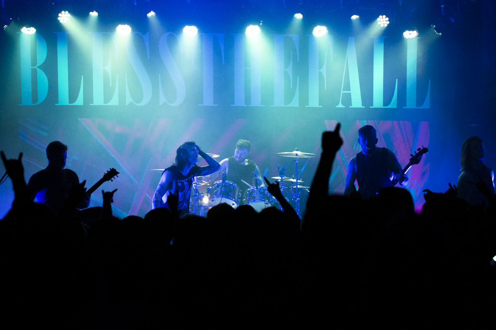 Blessthefall, Hawthorne Theatre, photo by Dune Stewart