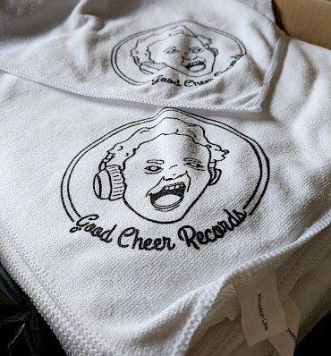 Get your Official Good Cheer Crying Towel on November 4 at the Dour Fir! And listen to The Future of What below to understand why you need one.