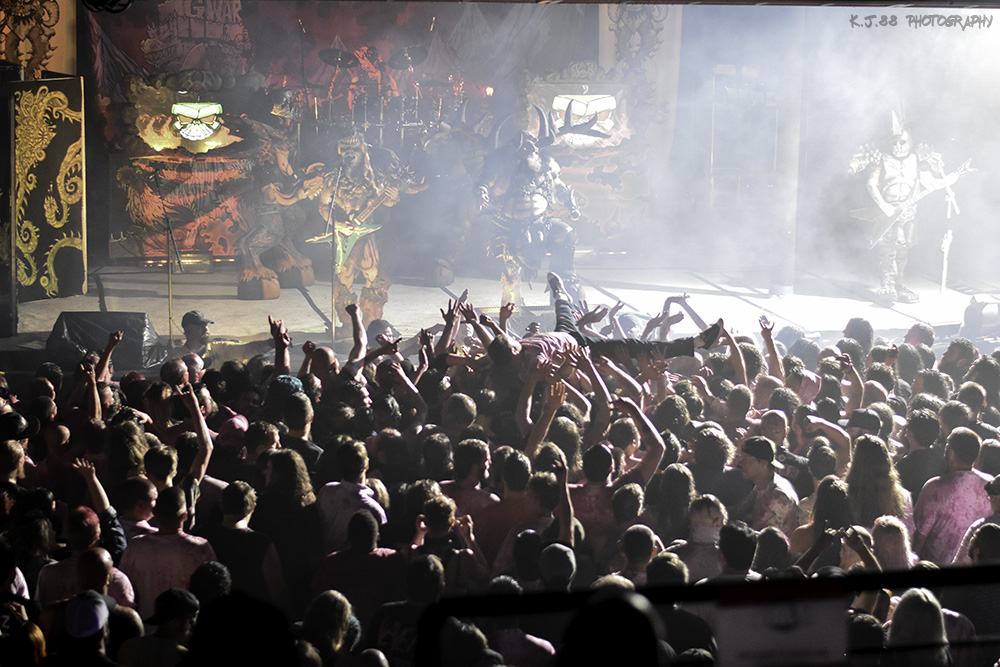 GWAR, Roseland Theater, photo by Kevin Pettigrew