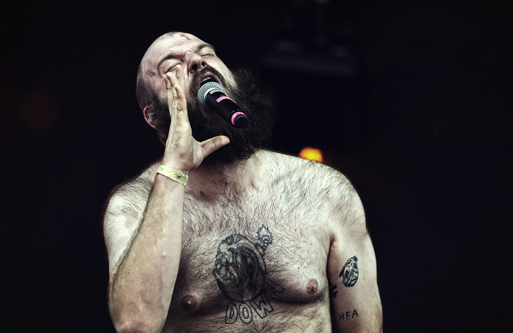 Fucked Up, MusicfestNW, Tom McCall Waterfront Park, photo by Autumn Andel