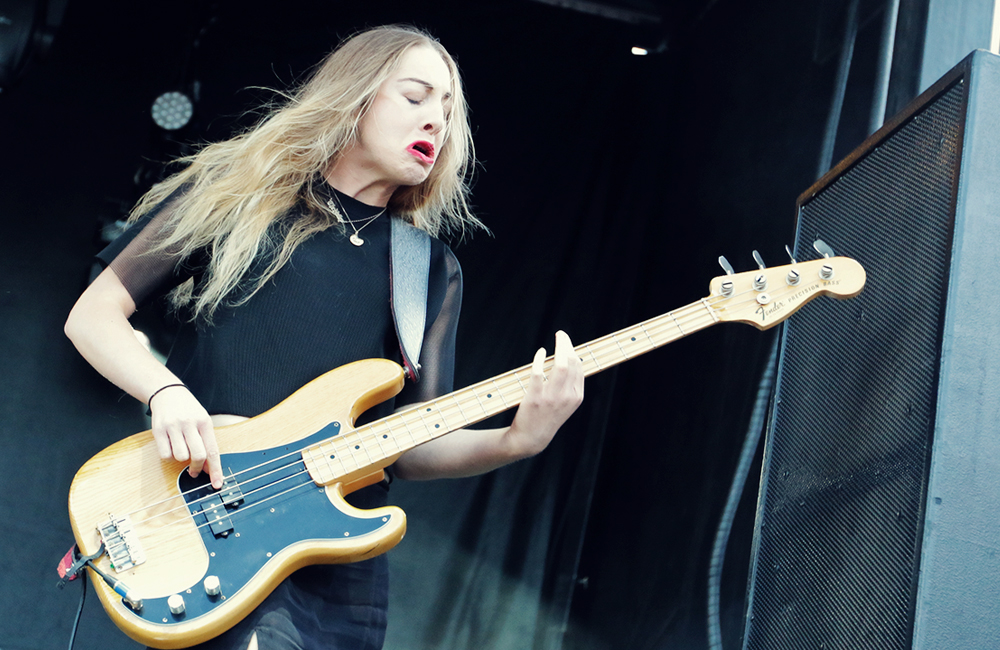 HAIM, MusicfestNW, Tom McCall Waterfront Park, photo by Autumn Andel