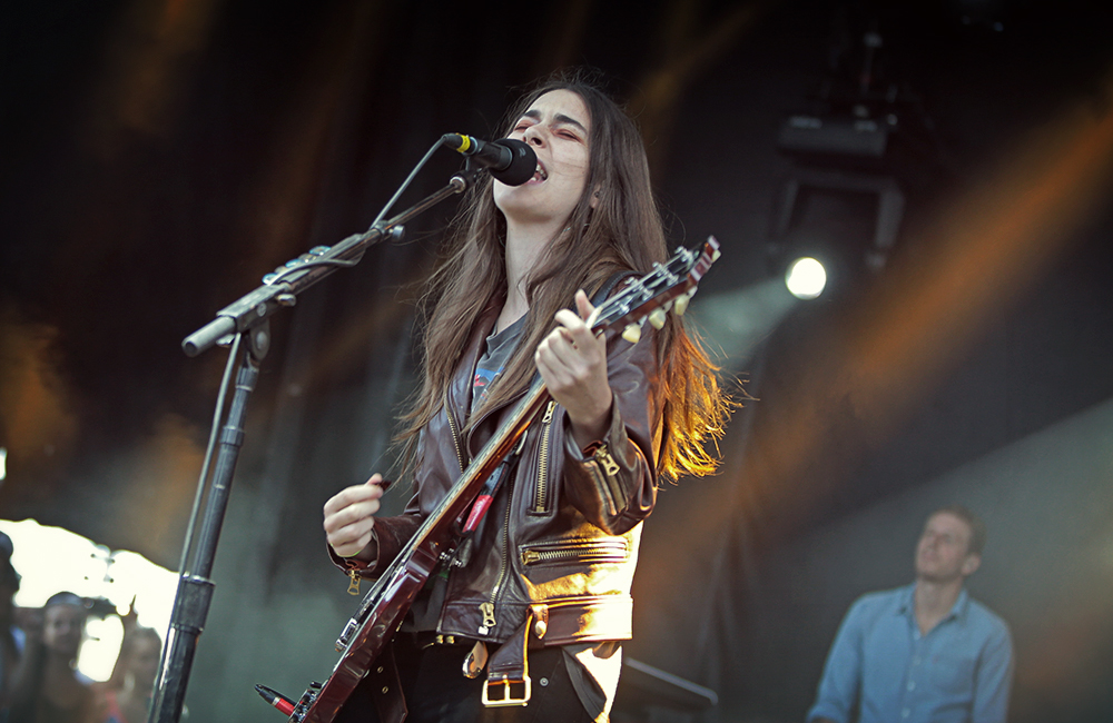 HAIM, MusicfestNW, Tom McCall Waterfront Park, photo by Autumn Andel