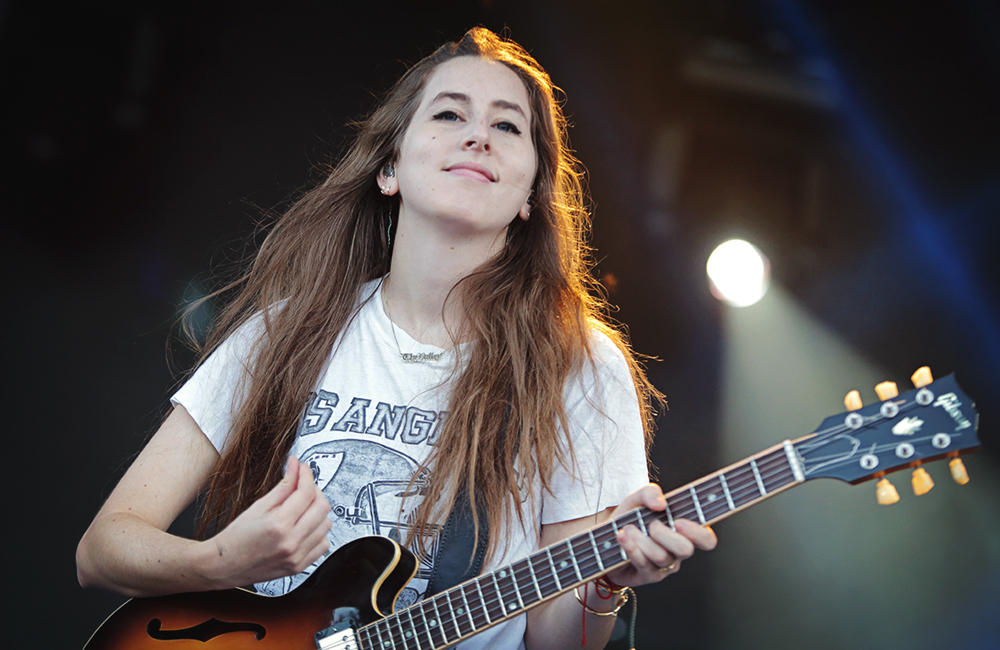 HAIM, MusicfestNW, Tom McCall Waterfront Park, photo by Autumn Andel