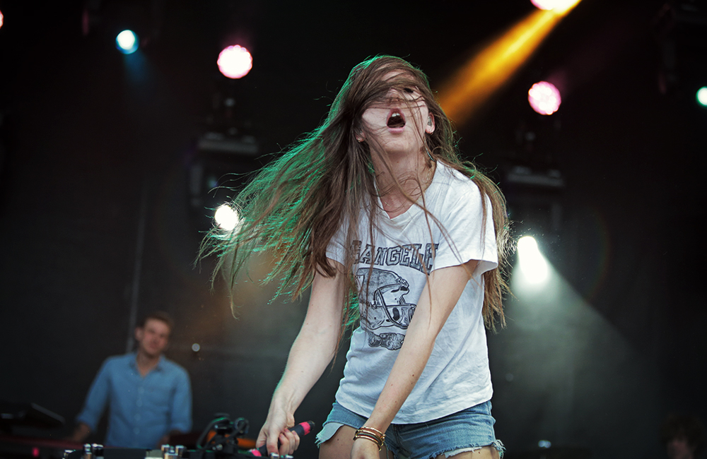 HAIM, MusicfestNW, Tom McCall Waterfront Park, photo by Autumn Andel