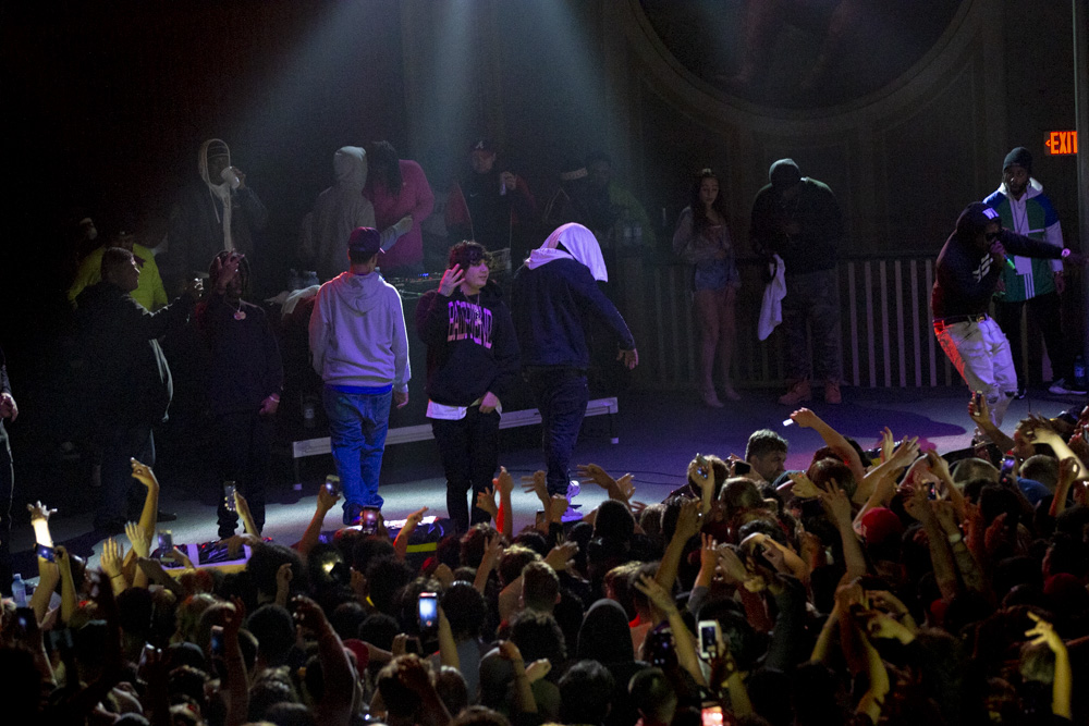 Shoreline Mafia, Crystal Ballroom, photo by Dune Stewart