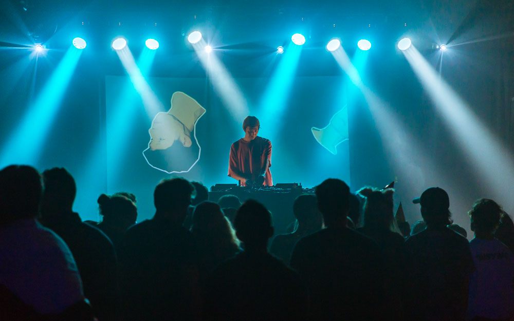 Giraffage, Wonder Ballroom, photo by Katie Roggemann