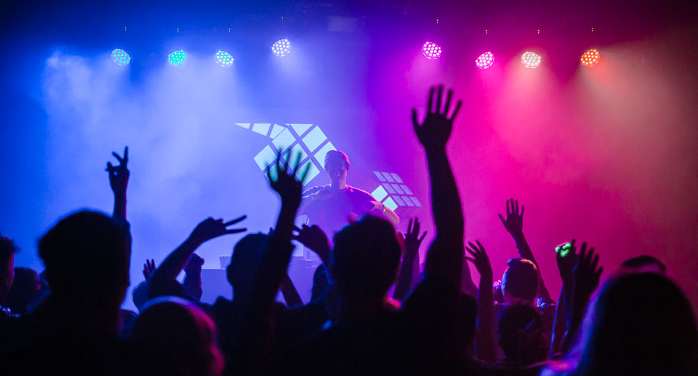 Giraffage, Wonder Ballroom, photo by Katie Roggemann