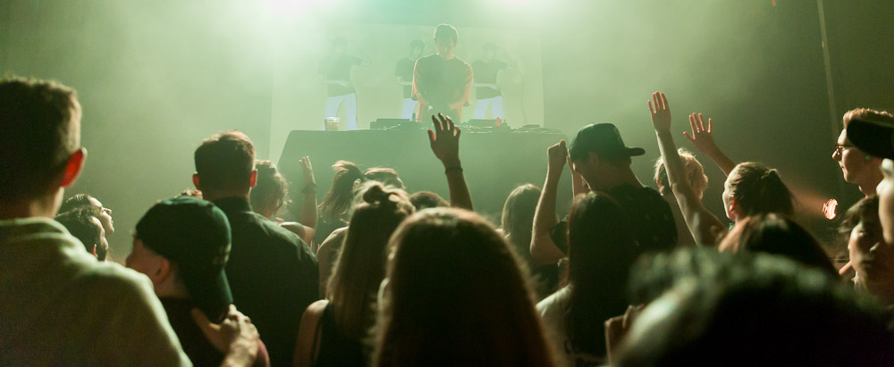 Giraffage, Wonder Ballroom, photo by Katie Roggemann