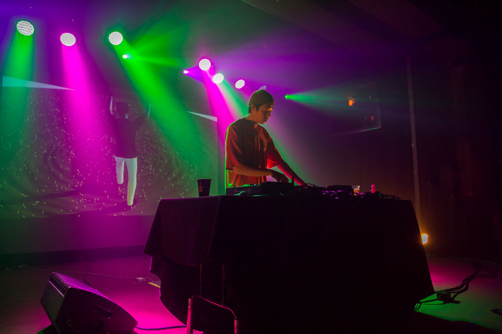 Giraffage, Wonder Ballroom, photo by Katie Roggemann