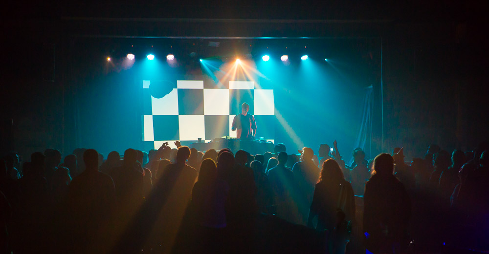 Giraffage, Wonder Ballroom, photo by Katie Roggemann