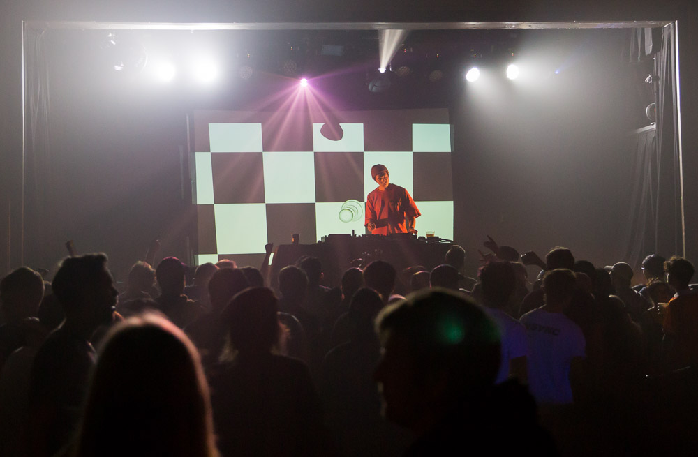 Giraffage, Wonder Ballroom, photo by Katie Roggemann