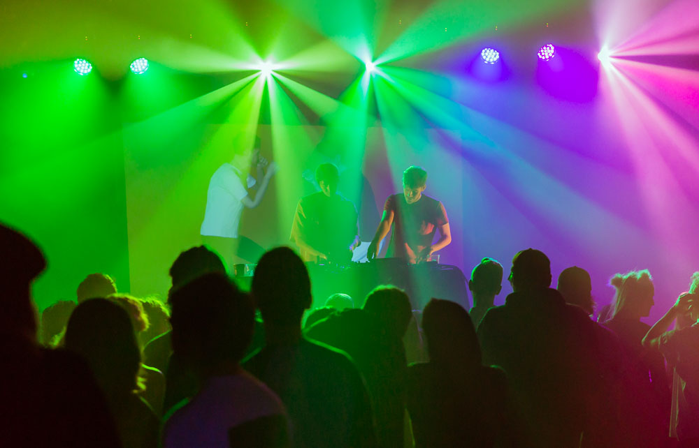 Giraffage, Wonder Ballroom, photo by Katie Roggemann