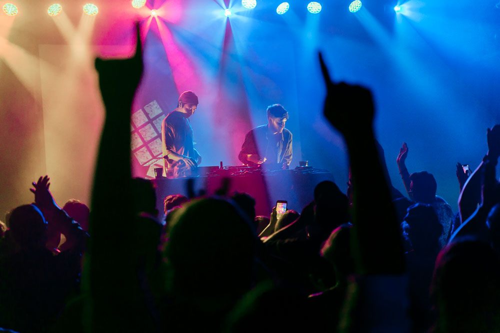 Giraffage, Wonder Ballroom, photo by Katie Roggemann