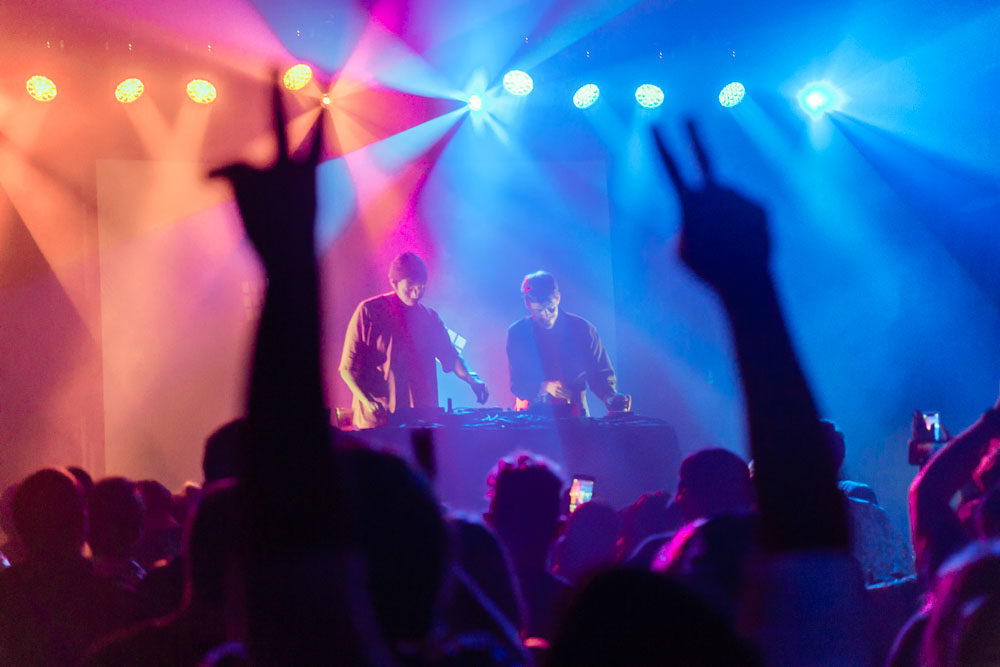 Giraffage, Wonder Ballroom, photo by Katie Roggemann