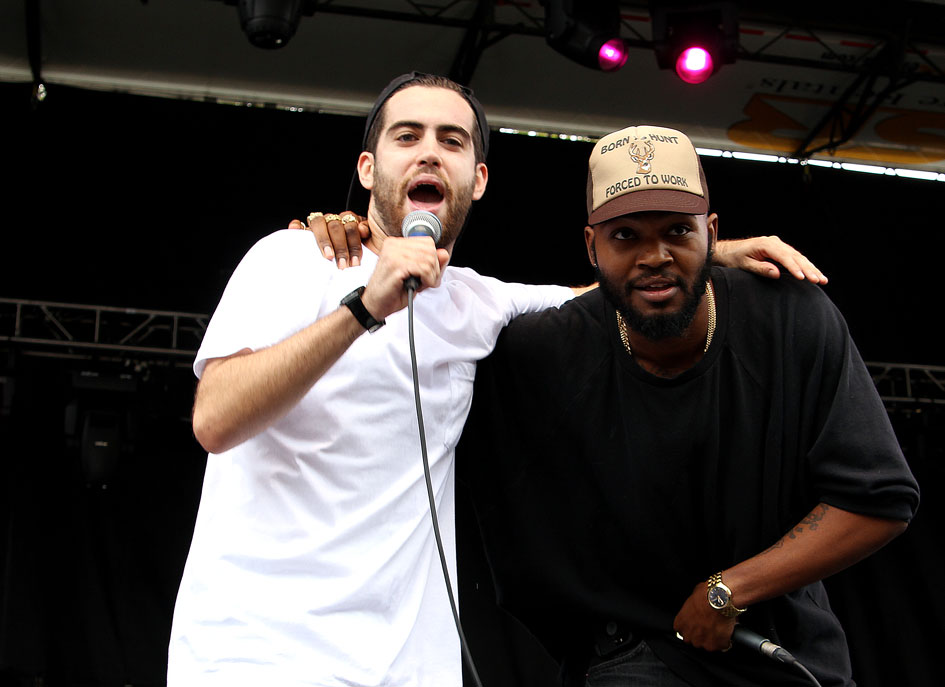 Sam Lachow, Raz Simone, Bumbershoot, Seattle Center, photo by Christina Bay