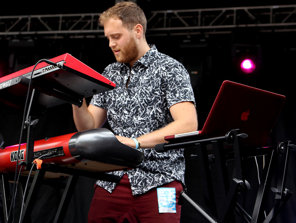 Sam Lachow, Bumbershoot, Seattle Center, photo by Christina Bay
