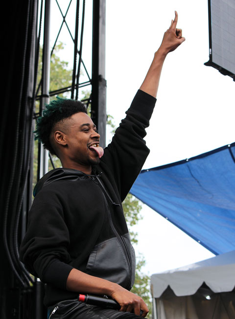 Danny Brown, Bumbershoot, Seattle Center, photo by Christina Bay
