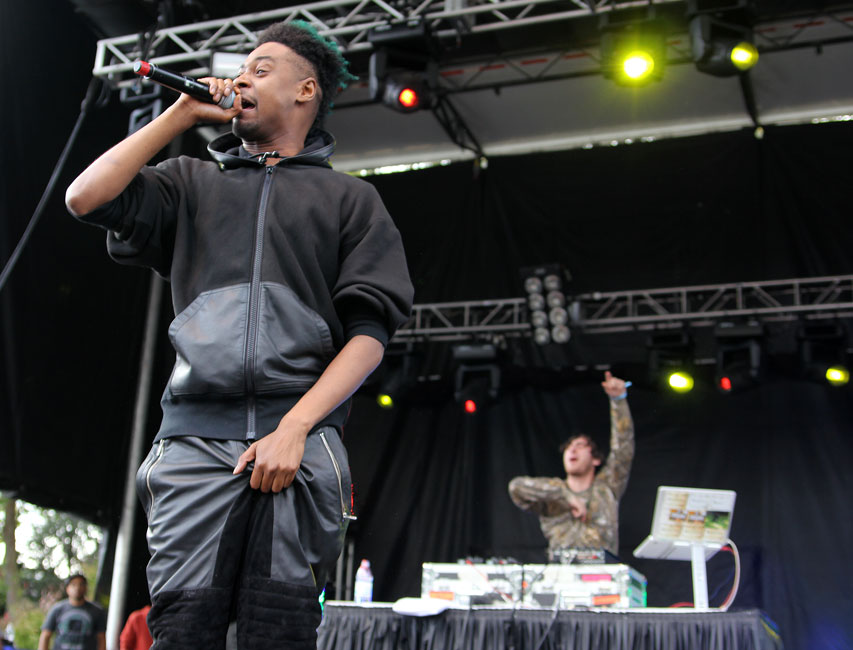 Danny Brown, Bumbershoot, Seattle Center, photo by Christina Bay
