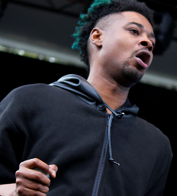 Danny Brown, Bumbershoot, Seattle Center, photo by Christina Bay