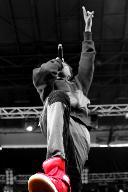 Danny Brown, Bumbershoot, Seattle Center, photo by Christina Bay