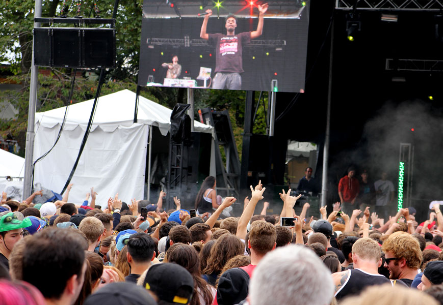 Danny Brown, Bumbershoot, Seattle Center, photo by Christina Bay