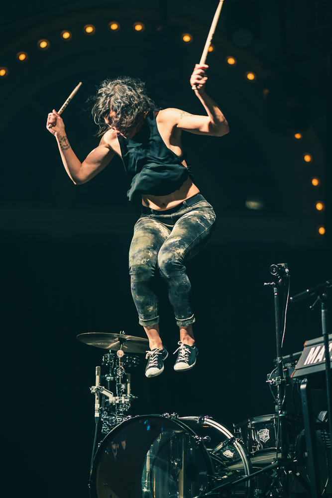 Matt and Kim, Crystal Ballroom, photo by Andrew Wallner
