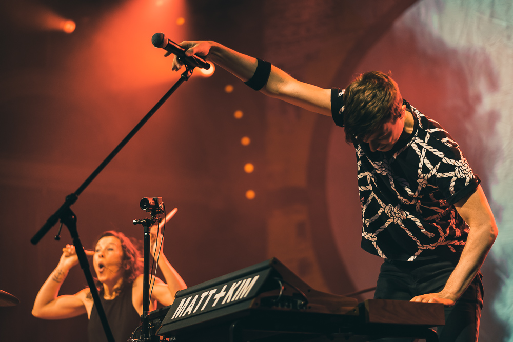 Matt and Kim, Crystal Ballroom, photo by Andrew Wallner