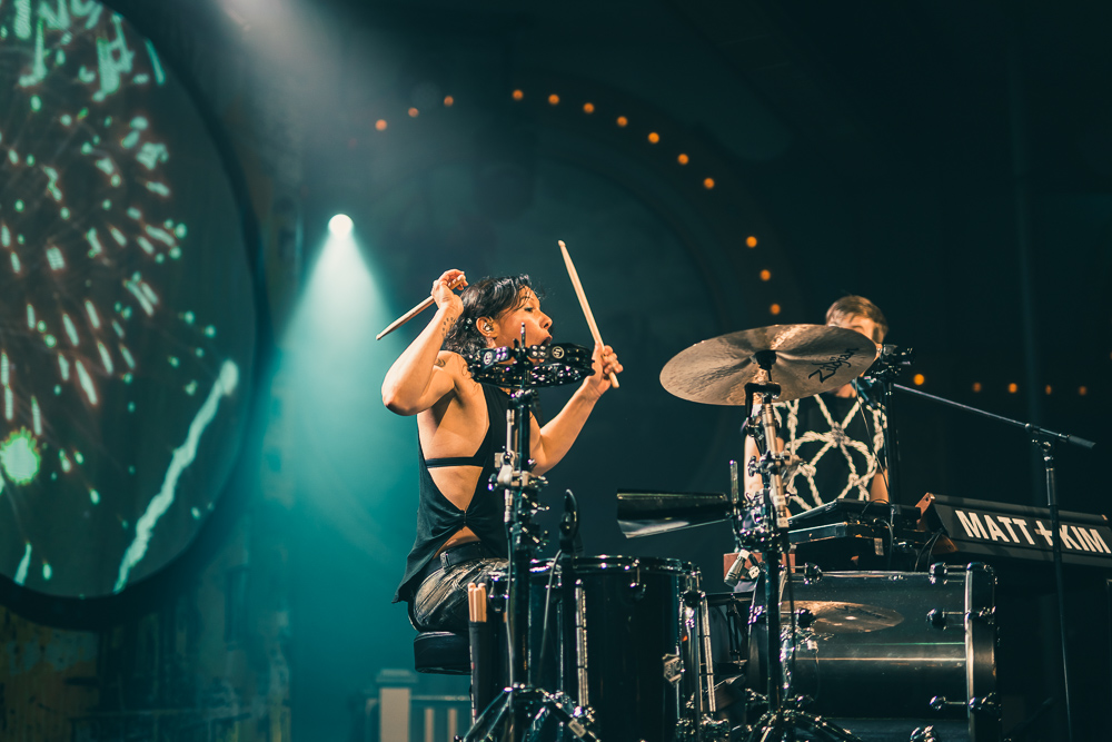 Matt and Kim, Crystal Ballroom, photo by Andrew Wallner
