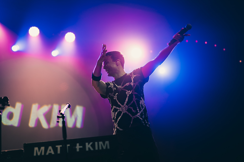 Matt and Kim, Crystal Ballroom, photo by Andrew Wallner