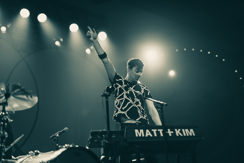 Matt and Kim, Crystal Ballroom, photo by Andrew Wallner