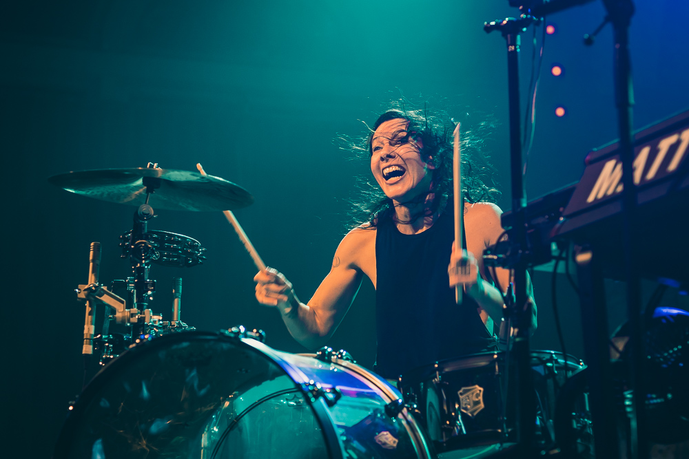 Matt and Kim, Crystal Ballroom, photo by Andrew Wallner