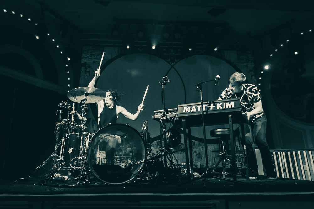 Matt and Kim, Crystal Ballroom, photo by Andrew Wallner