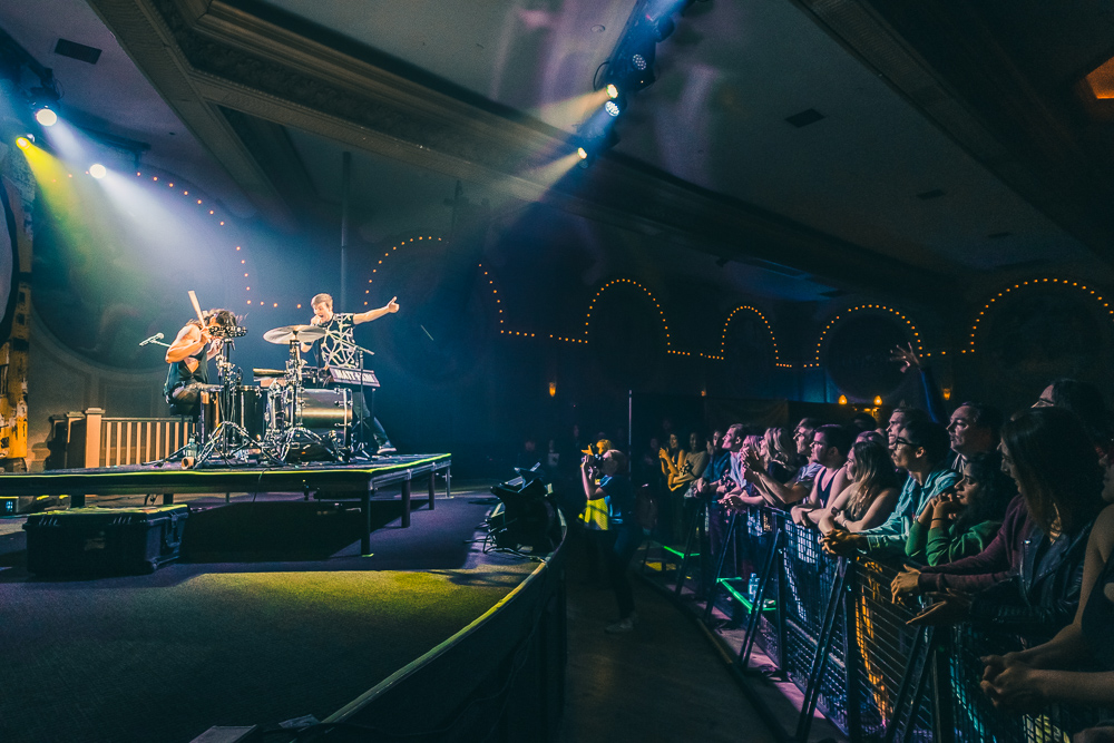 Matt and Kim, Crystal Ballroom, photo by Andrew Wallner