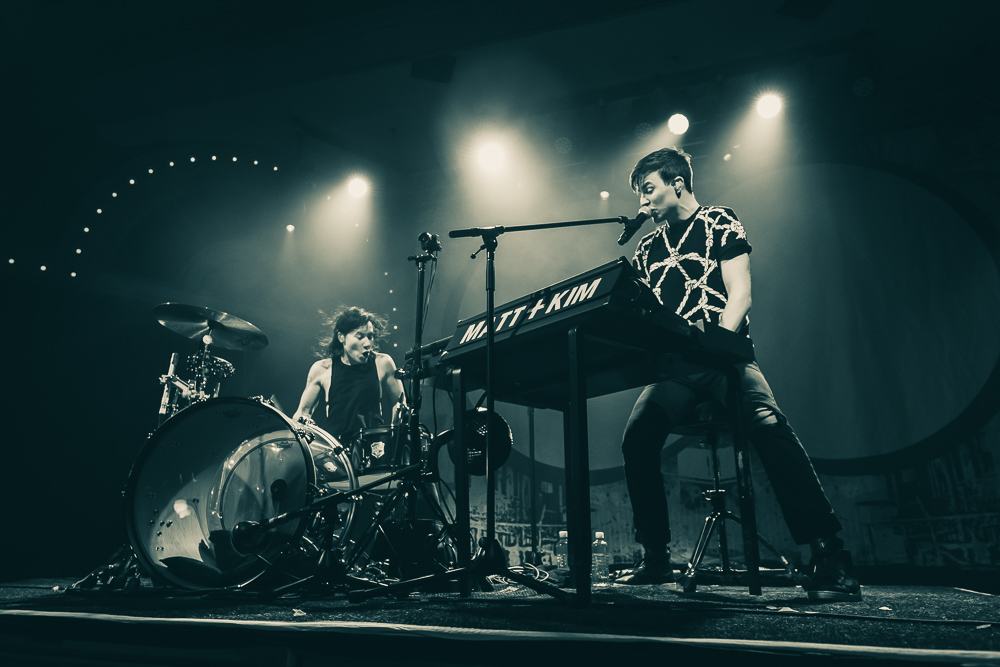 Matt and Kim, Crystal Ballroom, photo by Andrew Wallner