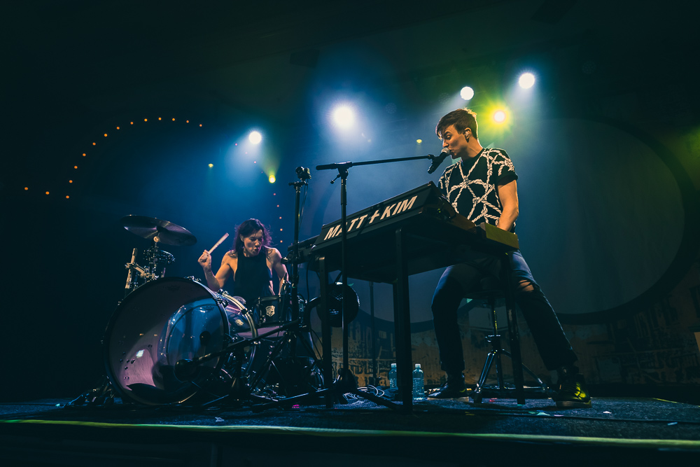 Matt and Kim, Crystal Ballroom, photo by Andrew Wallner
