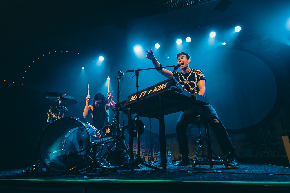 Matt and Kim, Crystal Ballroom, photo by Andrew Wallner