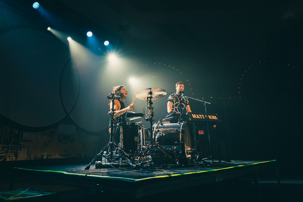 Matt and Kim, Crystal Ballroom, photo by Andrew Wallner