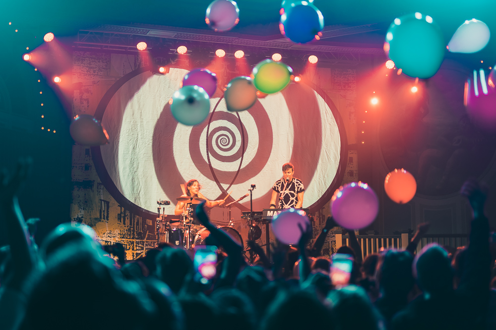 Matt and Kim, Crystal Ballroom, photo by Andrew Wallner