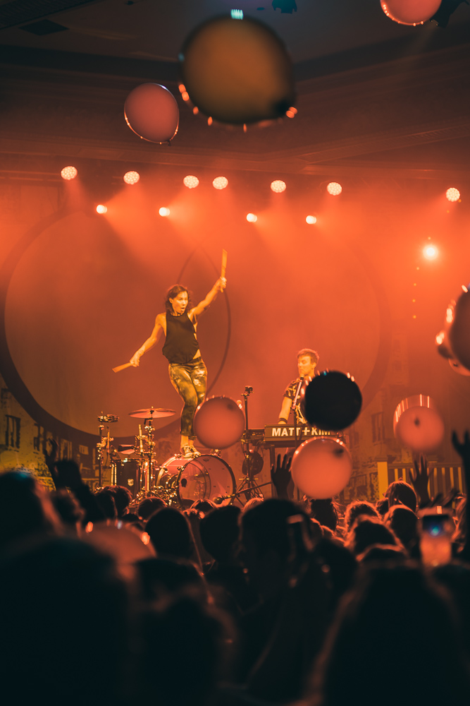 Matt and Kim, Crystal Ballroom, photo by Andrew Wallner