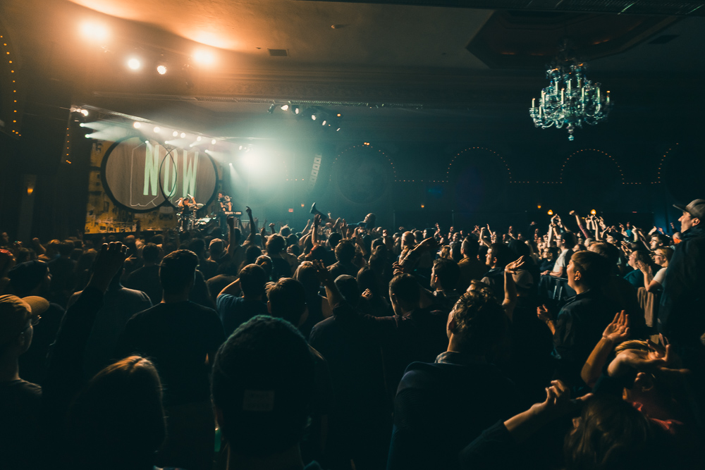 Matt and Kim, Crystal Ballroom, photo by Andrew Wallner