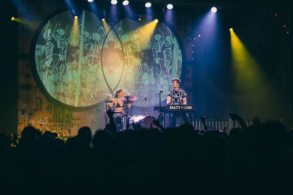 Matt and Kim, Crystal Ballroom, photo by Andrew Wallner