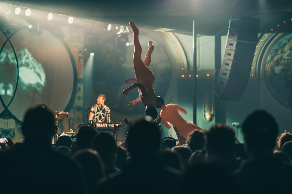 Matt and Kim, Crystal Ballroom, photo by Andrew Wallner